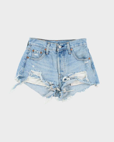 Vintage Levi's 501 Big E Distressed Denim Shorts - W24