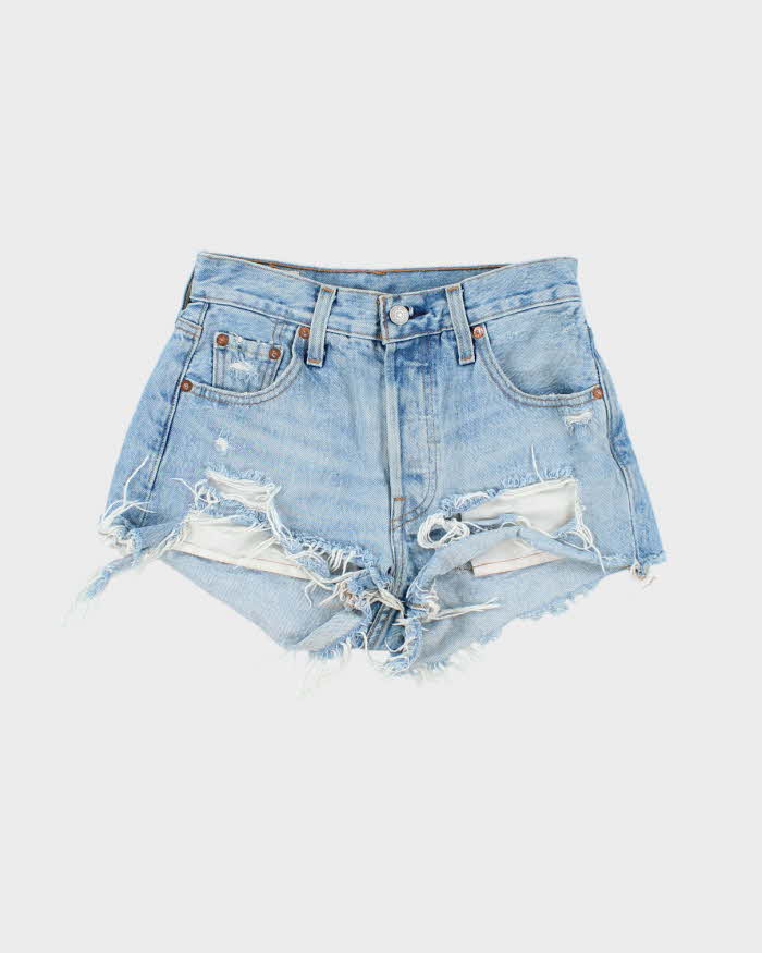 Vintage Levi's 501 Big E Distressed Denim Shorts - W24