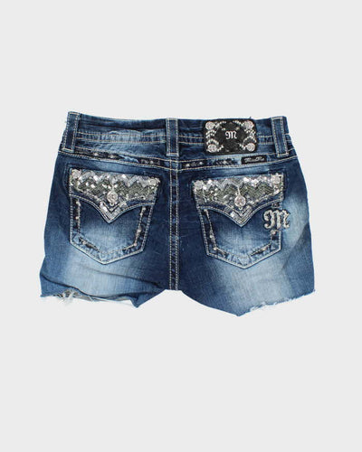 Vintage Y2k 00s Miss Me Sequin Shorts - W27
