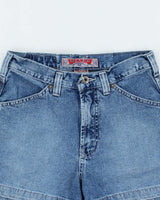Vintage 90s 00s Silver Jeans Carpenter Denim Shorts - W26