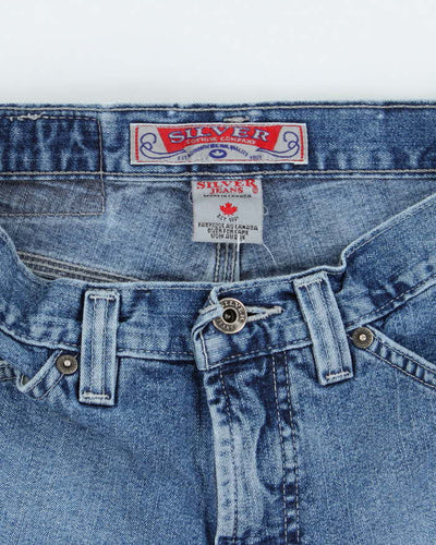 Vintage 90s 00s Silver Jeans Carpenter Denim Shorts - W26
