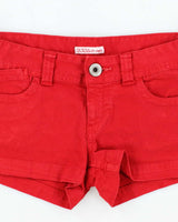 Y2k 00s Guess Red Mini Shorts - W32