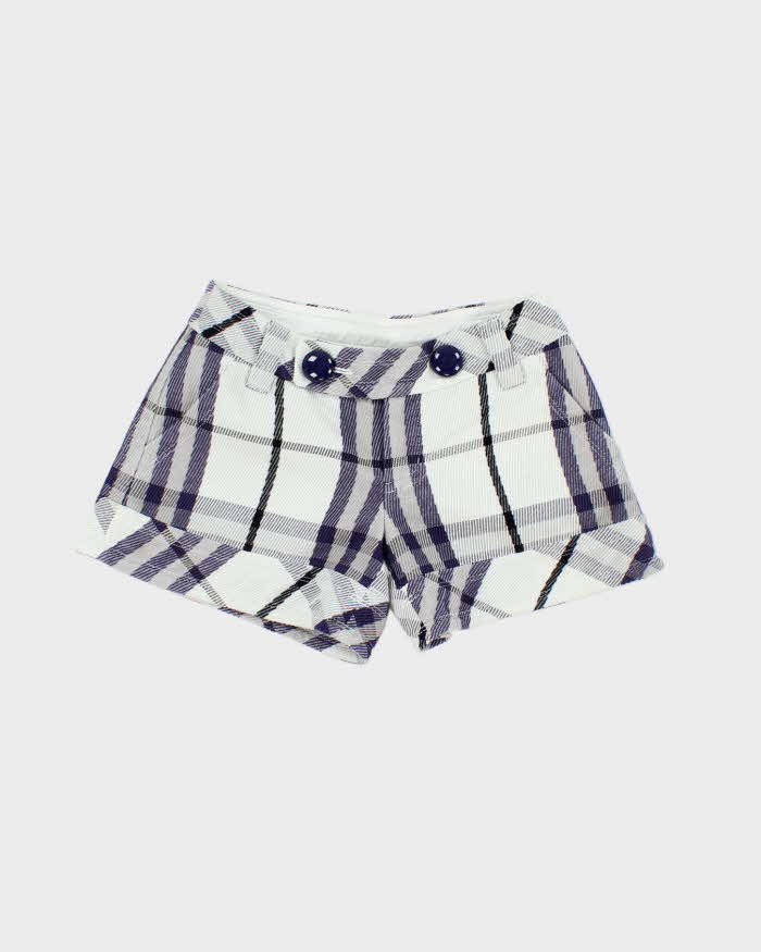 Vintage Burberry Blue Label Check Shorts - W27