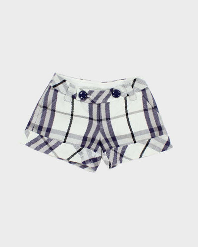 Vintage Burberry Blue Label Check Shorts - W27