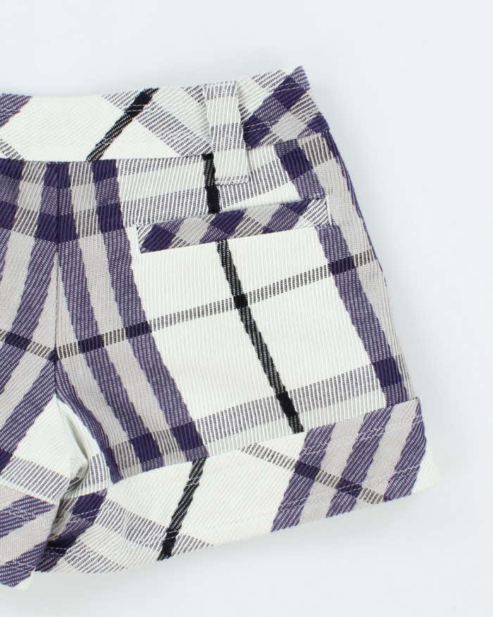 Vintage Burberry Blue Label Check Shorts - W27