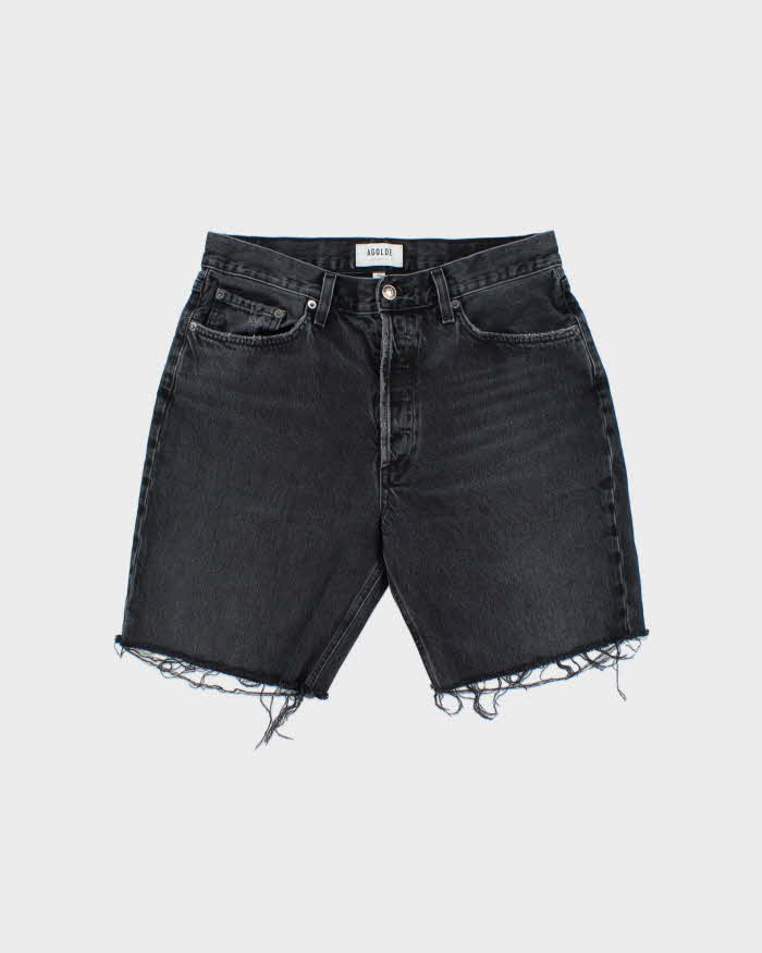 Agolde Women's Made In USA Lana Distressed Denim Shorts - W30