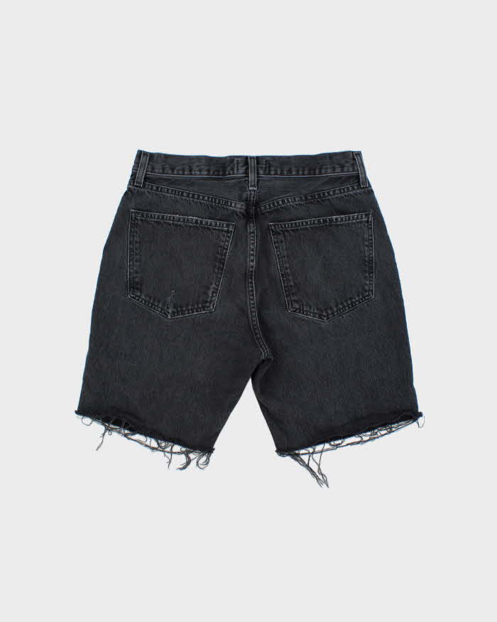 Agolde Women's Made In USA Lana Distressed Denim Shorts - W30