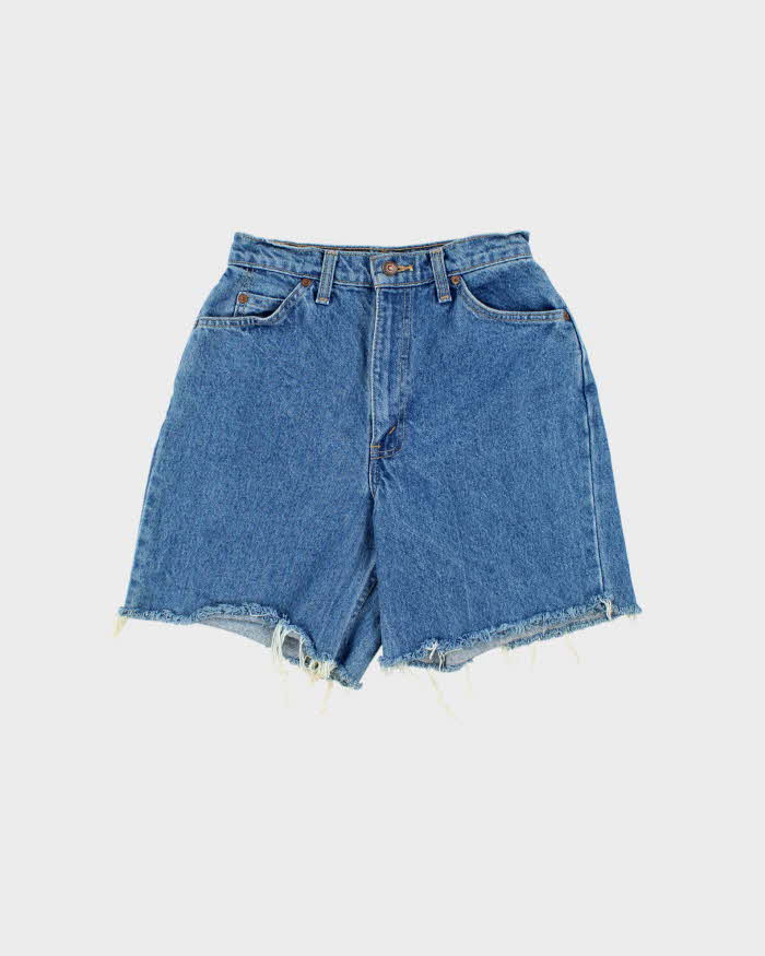 Vintage 1996 Levi's 633 White Tab Made In USA Women's High Waisted Denim Shorts - W26