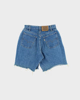 Vintage 1996 Levi's 633 White Tab Made In USA Women's High Waisted Denim Shorts - W26