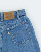 Vintage 1996 Levi's 633 White Tab Made In USA Women's High Waisted Denim Shorts - W26