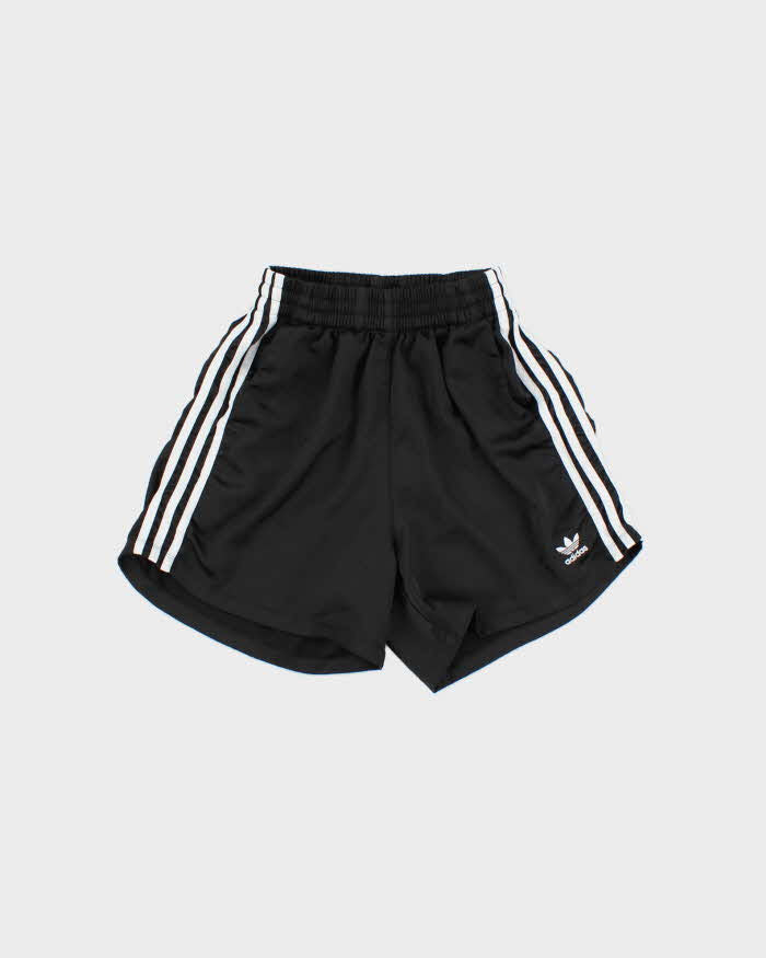 Vintage Adidas Originals Women's High Waisted Satin Shell Mini Shorts - XS