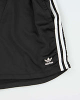 Vintage Adidas Originals Women's High Waisted Satin Shell Mini Shorts - XS