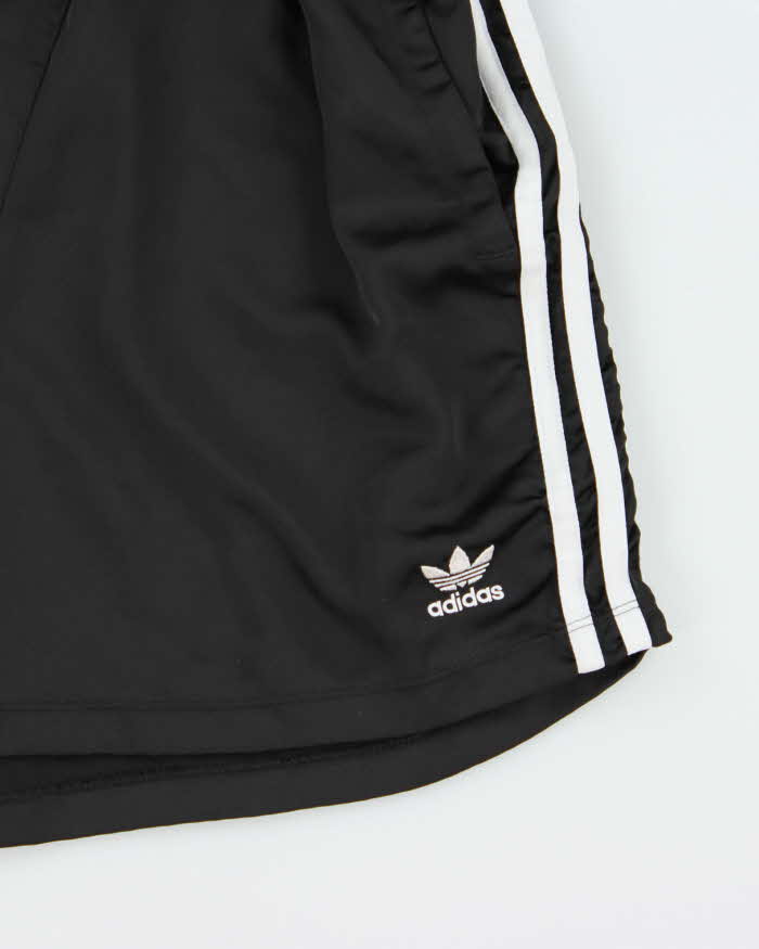 Vintage Adidas Originals Women's High Waisted Satin Shell Mini Shorts - XS