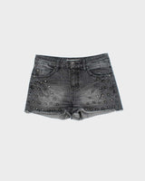 Vintage Y2k 00s The Vintage Standard Studded Denim Shorts - XS