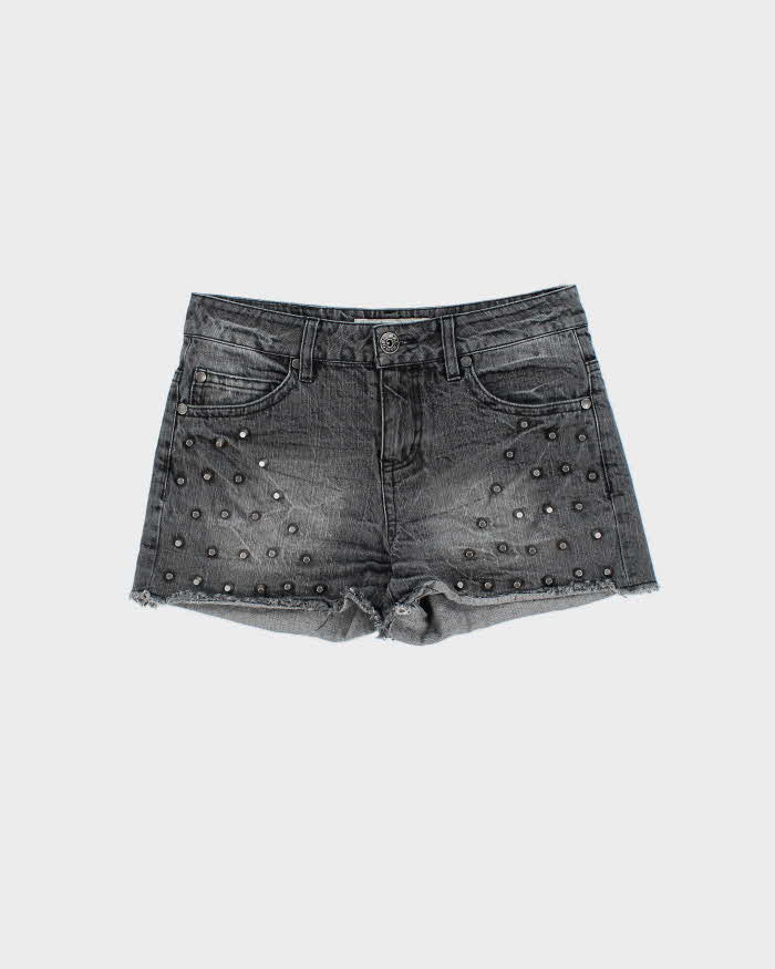 Vintage Y2k 00s The Vintage Standard Studded Denim Shorts - XS