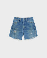 Vintage 1970s Wrangler Women's Made In USA Distressed Denim Mini Shorts - W26
