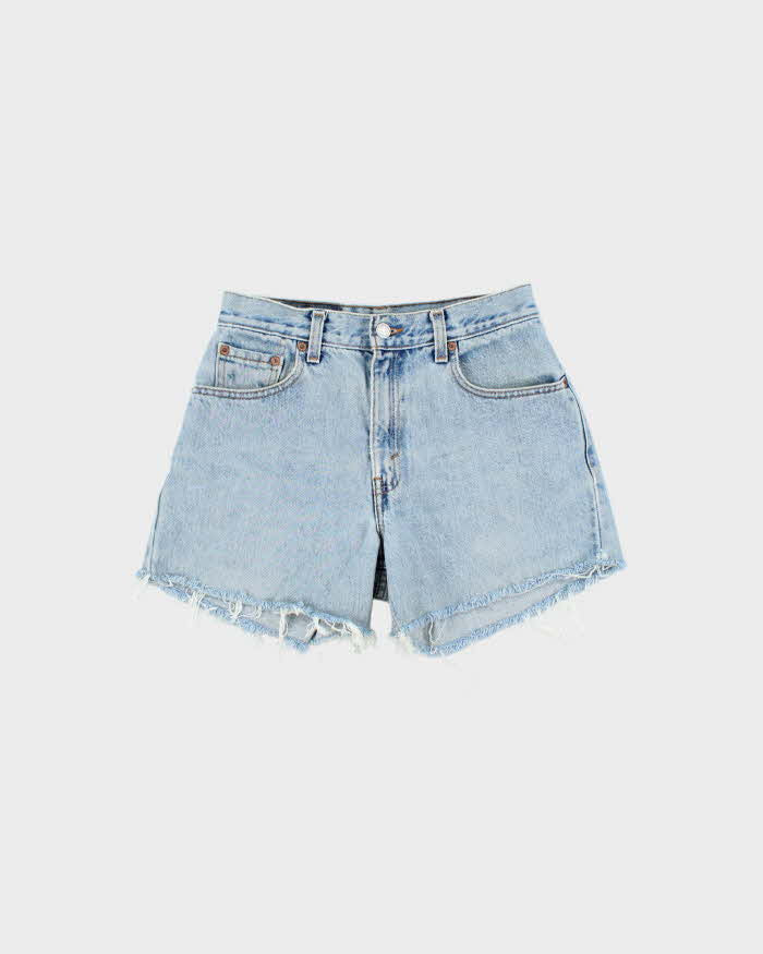 Vintage 1990s Levi's 550 Women's Made In USA Mid-Rise Denim Mini Shorts - W28