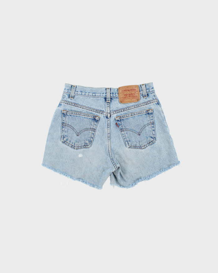 Vintage 1990s Levi's 550 Women's Made In USA Mid-Rise Denim Mini Shorts - W28