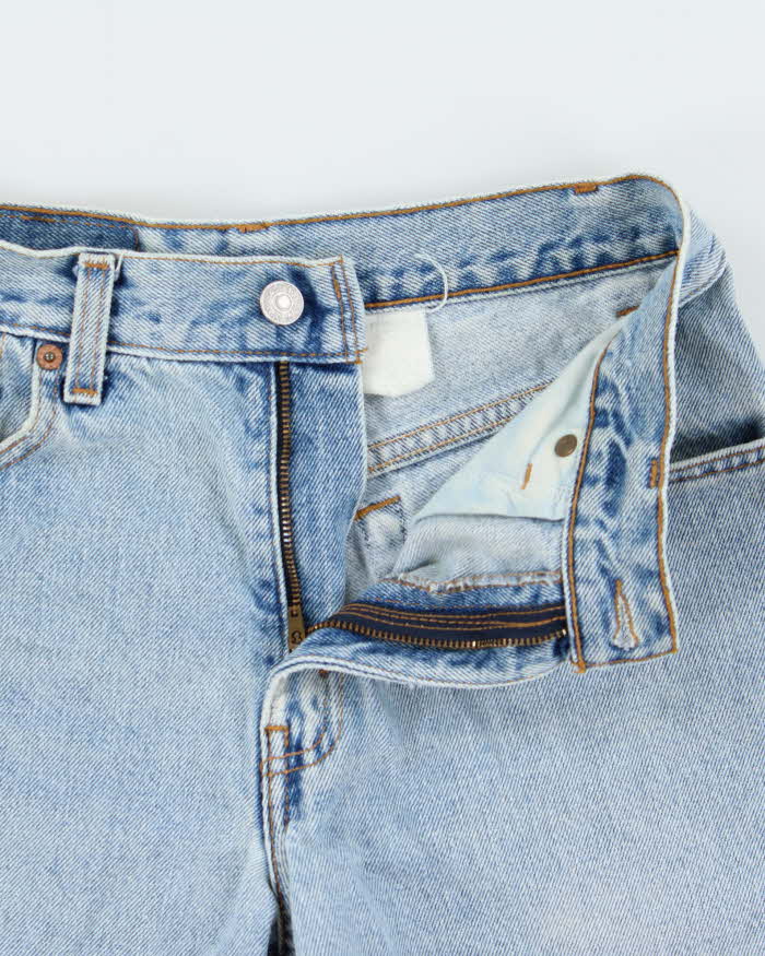 Vintage 1990s Levi's 550 Women's Made In USA Mid-Rise Denim Mini Shorts - W28
