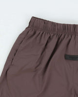 SS2023 ESSENTIALS Fear Of God Women's Plum Soft Shell Active Shorts - XS