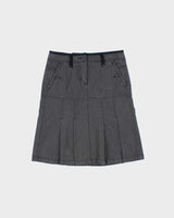 Vintage Y2k 2000s Esprit Pin Stripe Pleated Skirt - XS