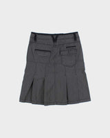 Vintage Y2k 2000s Esprit Pin Stripe Pleated Skirt - XS