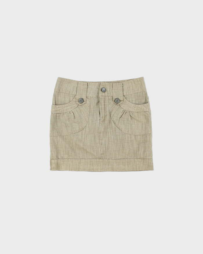 Vintage Y2k 2000s Kue Jia Ni Jeans Mini Skirt - XS
