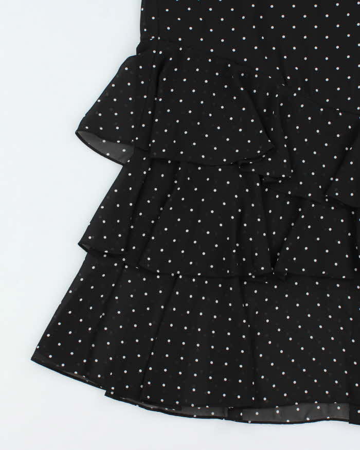 Vintage 2000s Suzy Polka Dot Ruffle Skirt - S