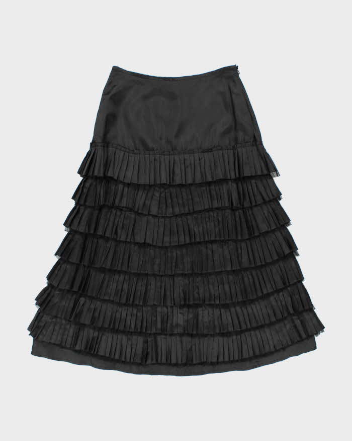 Vintage 1990s April Cornell Tired Pleated Skirt - M