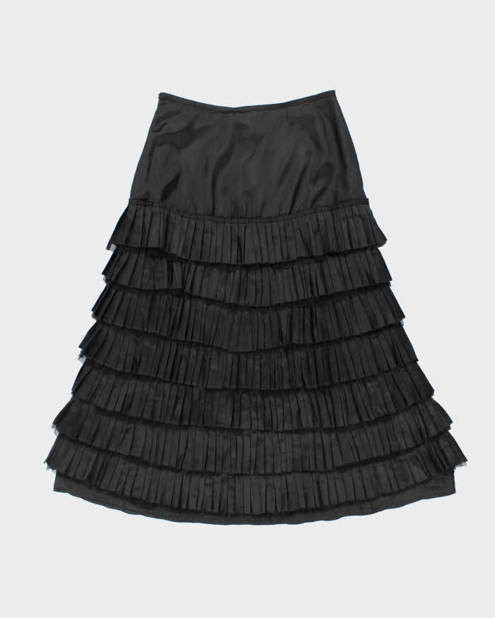 Vintage 1990s April Cornell Tired Pleated Skirt - M