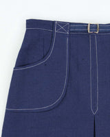 DSWT 1970s  Di Lusso Premiere Italy Contrast Stitch Skirt - XS