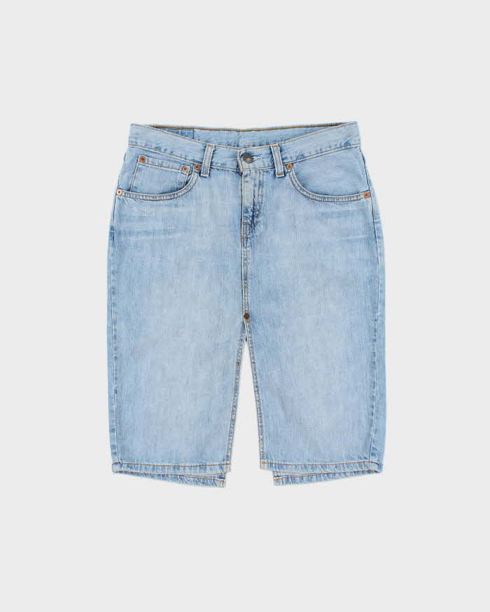 Vintage 2003 Levi's 669 High Middle Split Denim Skirt - S