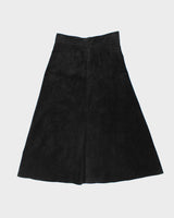 Vintage 1990s Marquis Suede Maxi Skirt - S