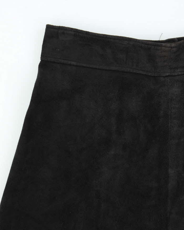 Vintage 1990s Marquis Suede Maxi Skirt - S