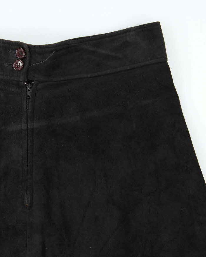 Vintage 1990s Marquis Suede Maxi Skirt - S