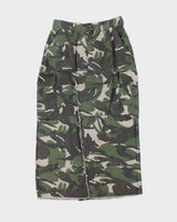 Moussy Camouflage Raw Hem Skirt - XS