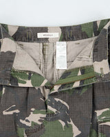 Moussy Camouflage Raw Hem Skirt - XS