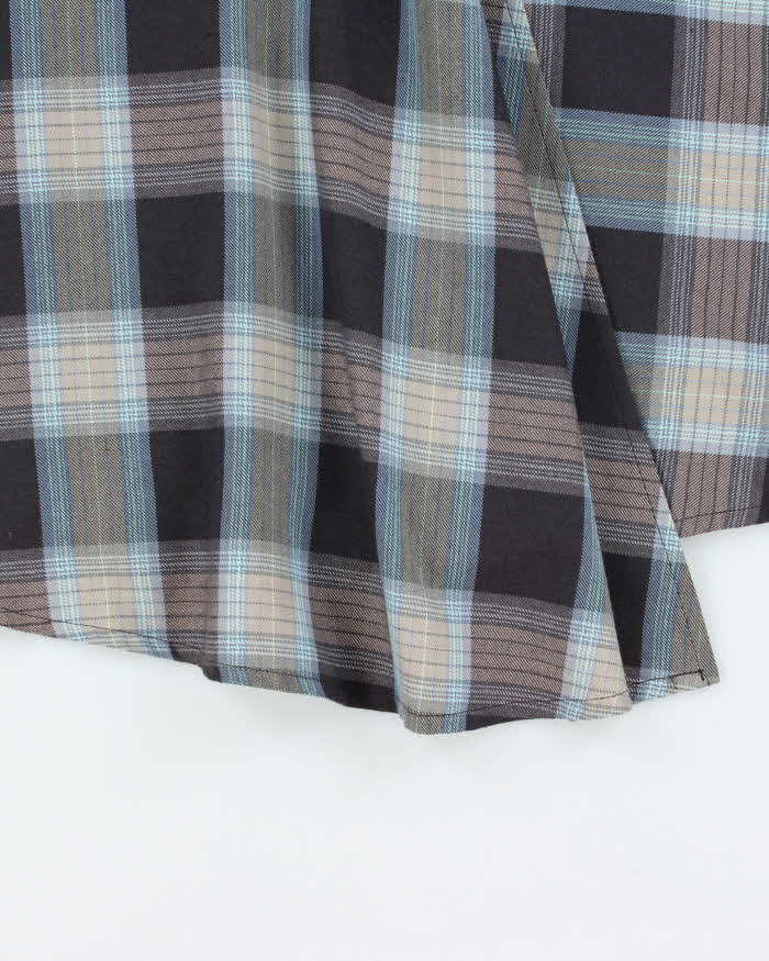 Vintage Autre Ton Checked Wrap Skirt - S