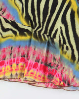 Vintage 1990s Abria Animal Print Abstract Parttern Skirt - S