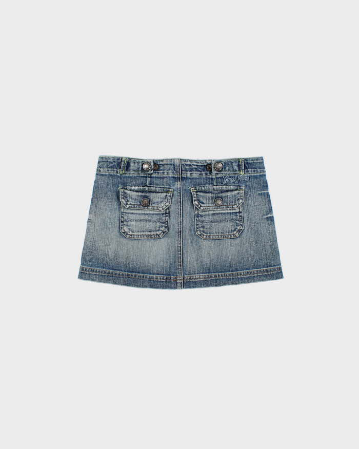 Vintage Y2k 2000s Guess Jeans Denim Mini Skirt - XS