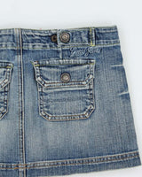 Vintage Y2k 2000s Guess Jeans Denim Mini Skirt - XS
