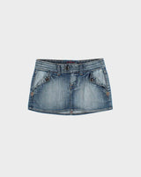 Vintage Y2k 2000s Guess Jeans Denim Mini Skirt - XS