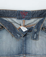 Vintage Y2k 2000s Guess Jeans Denim Mini Skirt - XS