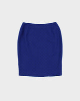 Vintage 1990s Raffoeli Polka Dot Pencil Skirt - XS