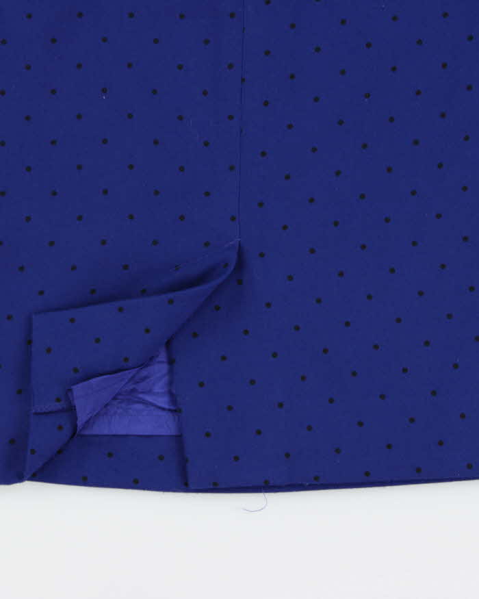 Vintage 1990s Raffoeli Polka Dot Pencil Skirt - XS