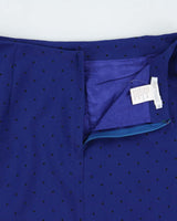 Vintage 1990s Raffoeli Polka Dot Pencil Skirt - XS