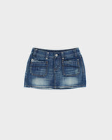 Vintage Y2k 2000s Diesel Denim Mini Skirt - XS