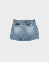 Vintage Y2k 2000s Guess Denim Mini Skirt - XS