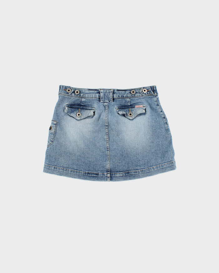Vintage Y2k 2000s Guess Denim Mini Skirt - XS