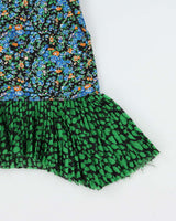Coach 1941 S/S 2016 Floral Silk Patchwork Applique Skirt - XXS